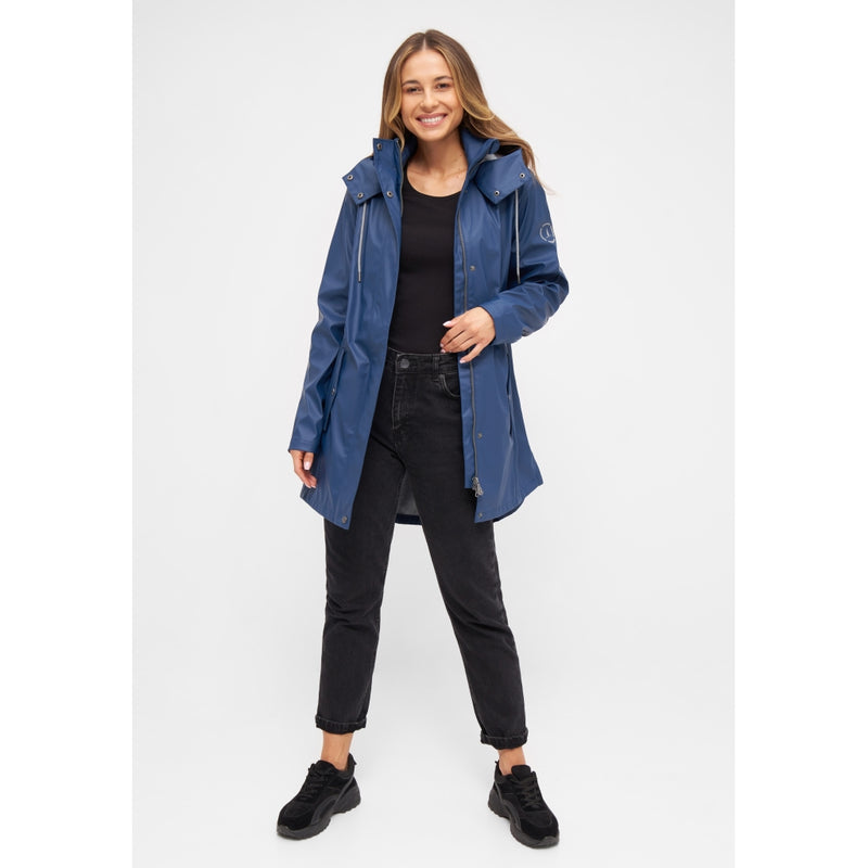 Sea Ranch Brooke Solid Raincoat Jackets and Coats Blue