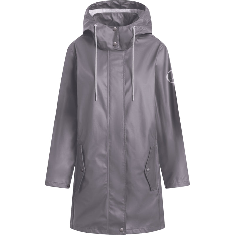 Sea Ranch Brooke Solid Raincoat Jackets and Coats Concrete