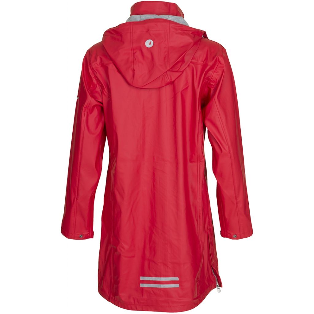 Sea Ranch Brooke Solid Raincoat Jackets and Coats SR Red