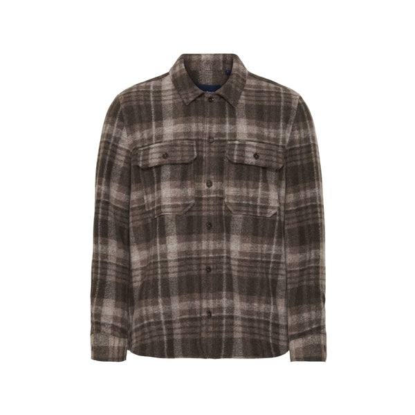 Sea Ranch Buster Overshirt Jackets and Coats Dark Brown