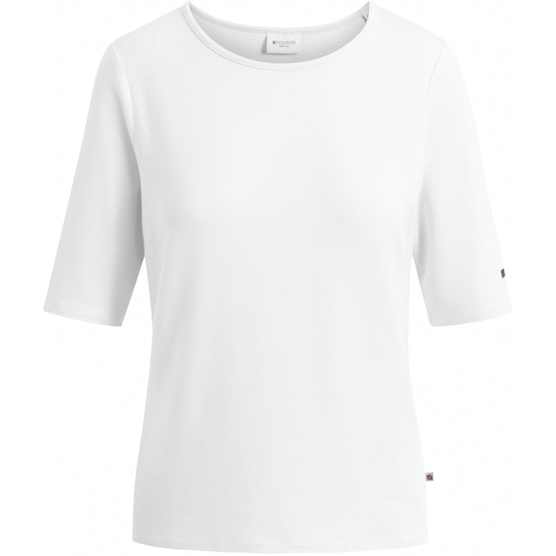 Redgreen Women Cajsa kortærmet t-shirt Short Sleeve Tee White