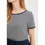 Redgreen Women Camilla T-shirt Short Sleeve Tee 168 Navy Stripe