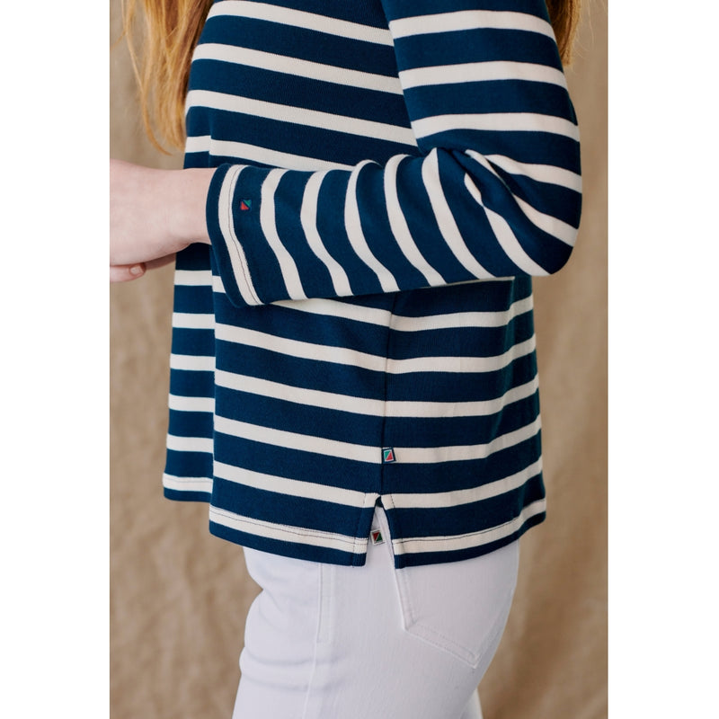 Redgreen Women Catalina long sleeve T-shirt Long Sleeve Tee 168 Navy Stripe