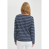 Redgreen Women Catalina long sleeve T-shirt Long Sleeve Tee 168 Navy Stripe