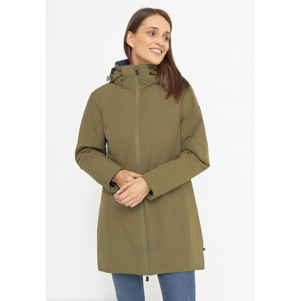 Sea Ranch Cathrine Parka Coat Jackets and Coats Olive