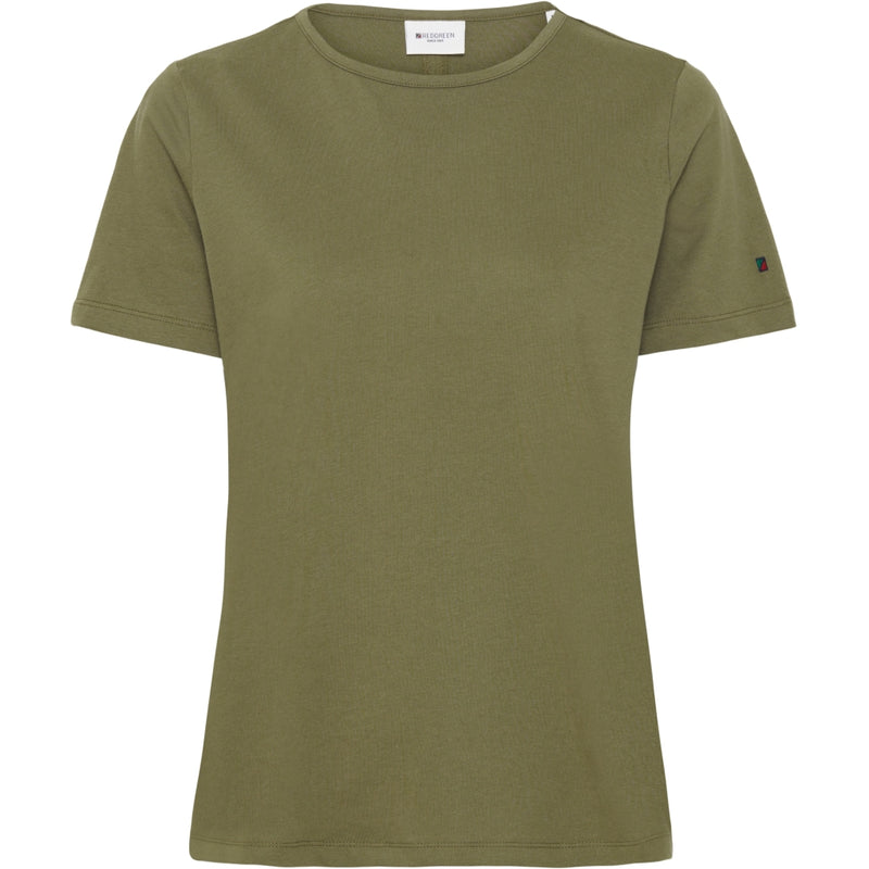Redgreen Women Cesi T-shirt Short Sleeve Tee 071 Light Olive