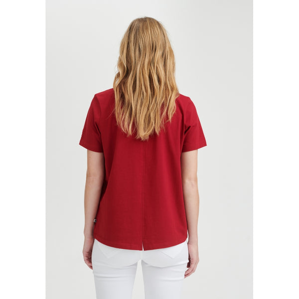 Redgreen Women Cesi T-shirt Short Sleeve Tee Red