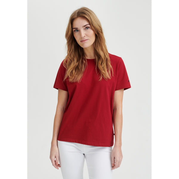 Redgreen Women Cesi T-shirt Short Sleeve Tee Red