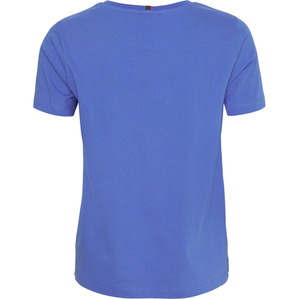 Redgreen Women Charley T-shirt Short Sleeve Tee 364 Mid Blue