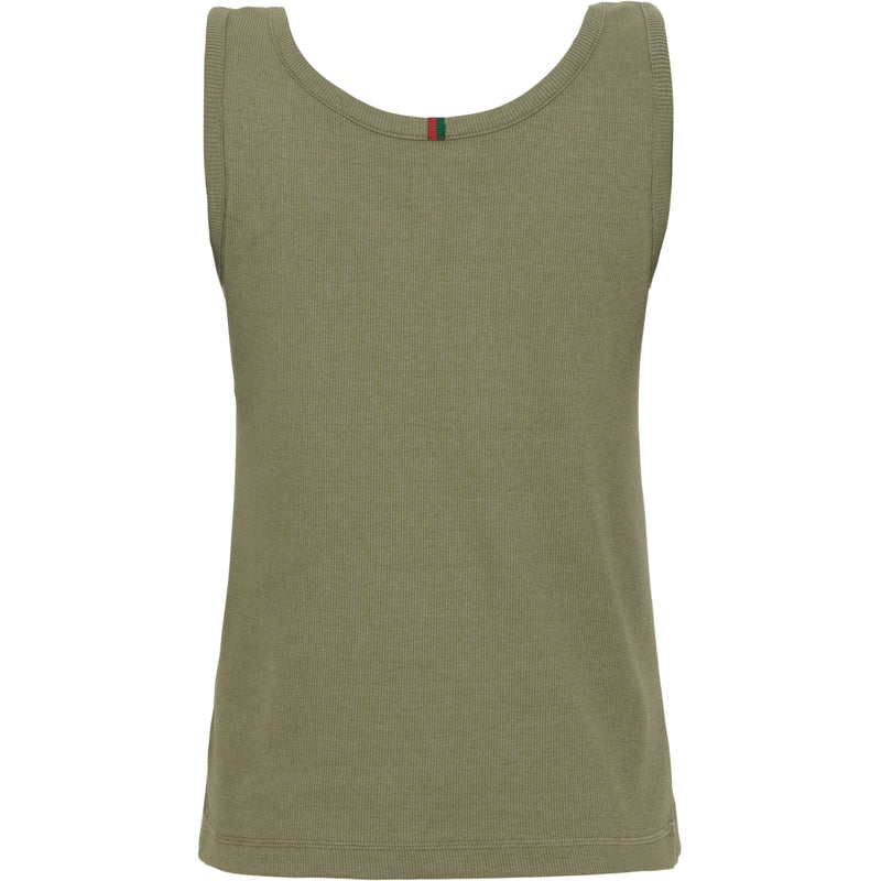 Redgreen Women Chia Top Short Sleeve Tee 071 Light Olive