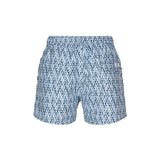 Sea Ranch Chico Printed Swim Shorts Swim Shorts Deep Ultramarine/White