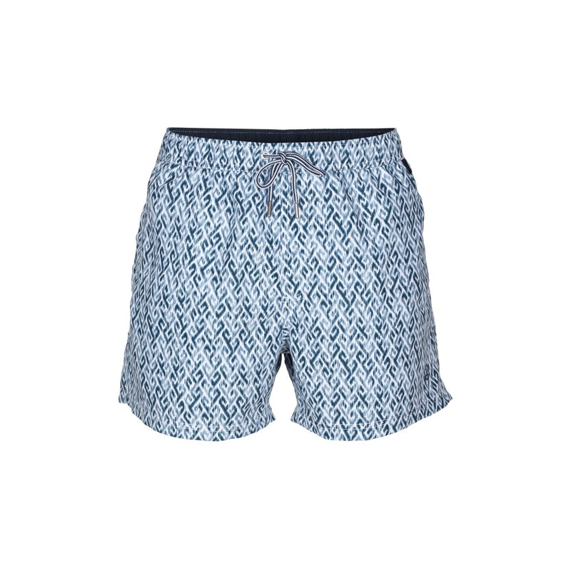 Sea Ranch Chico Printed Swim Shorts Swim Shorts Deep Ultramarine/White