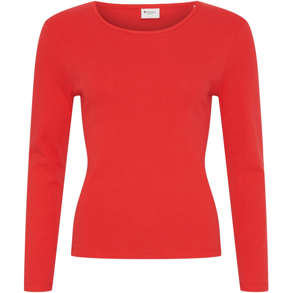 Redgreen Women Ciljla Long Sleeve T-shirt Long Sleeve Tee 047 Dark Red