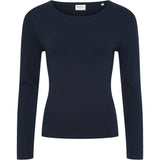 Redgreen Women Ciljla Long Sleeve T-shirt Long Sleeve Tee 069 Dark Navy