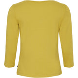 Redgreen Women Clarie 3/4 LS T-shirt Long Sleeve Tee 037 Mid Yellow