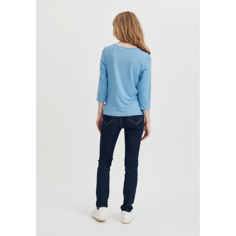 Redgreen Women Clarie 3/4 LS T-shirt Long Sleeve Tee 062 Light Blue