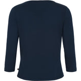 Redgreen Women Clarie 3/4 LS T-shirt Long Sleeve Tee 068 Navy