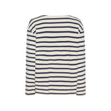 Redgreen Women Claudia T-shirt Long Sleeve Tee 120 Off White Stripe