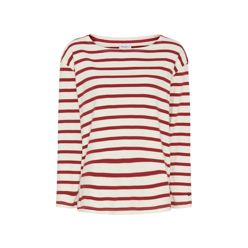 Claudia T shirt Dark Red Stripe sea ranch.eu