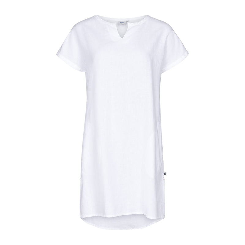 Sea Ranch Columbine Cotton Linen Tunic Dress Dresses / Shirts White