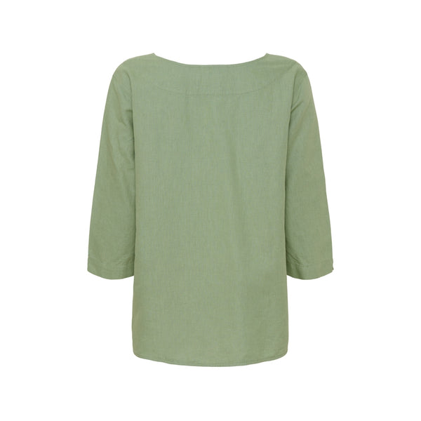 Sea Ranch Corrie 3/4 Sleeve Tee Long Sleeve Tee 5025 Hedge Green