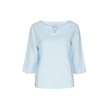Sea Ranch Corrie 3/4 Sleeve Tee Long Sleeve Tee Cool Blue
