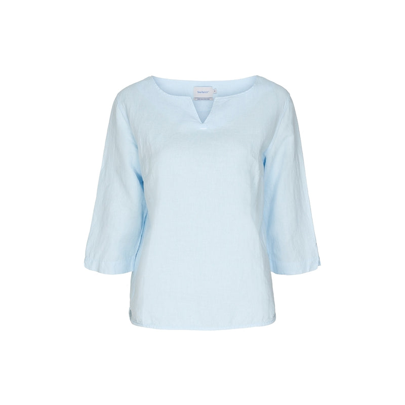 Sea Ranch Corrie 3/4 Sleeve Tee Long Sleeve Tee Cool Blue