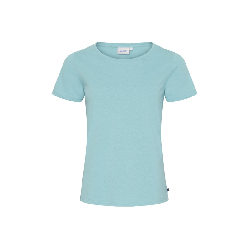 Sea Ranch Cosima Organic Cotton Tee Short Sleeve Tee Aqua Blue