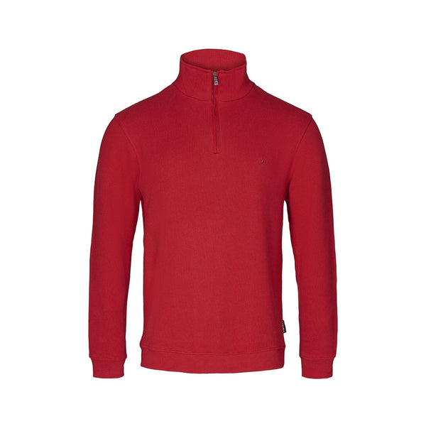 Sea Ranch Cromwell 3XL-4XL Half Zip Sweater Sweats Strong Red