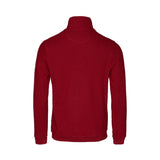 Cromwell Long Sleeve Half Zip Sweater - Dark Red