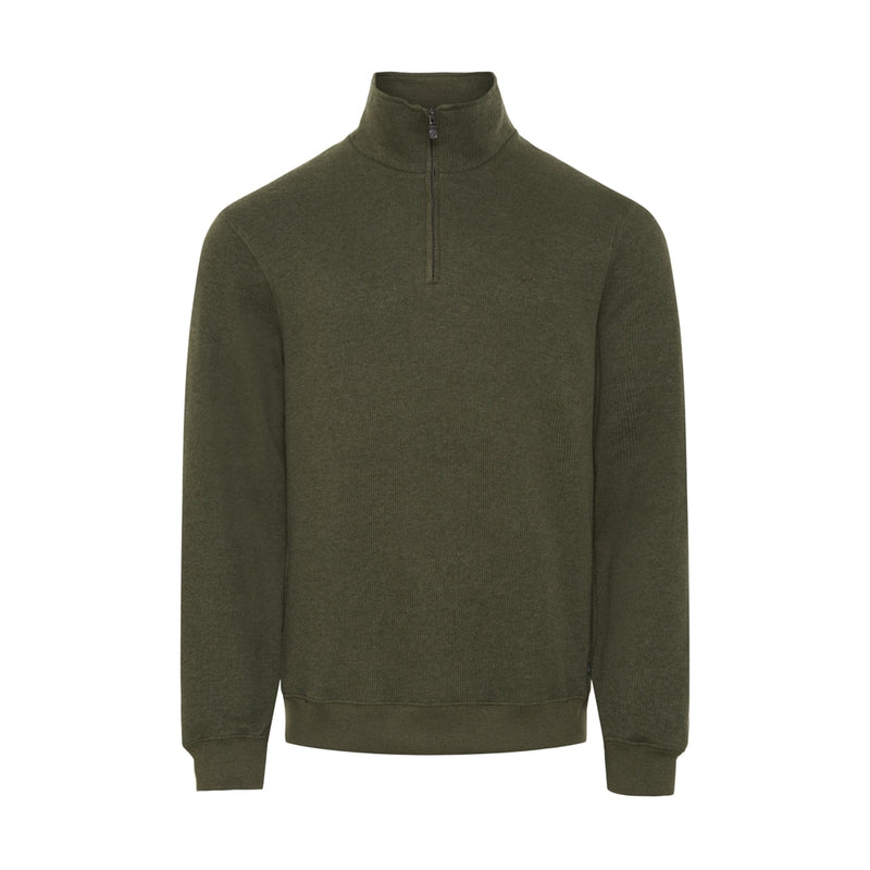 Sea Ranch Cromwell Long Sleeve Half Zip Sweater Sweats Olive