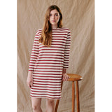 Redgreen Women Dell Dress Dresses / Shirts 147 Dark Red Stripe