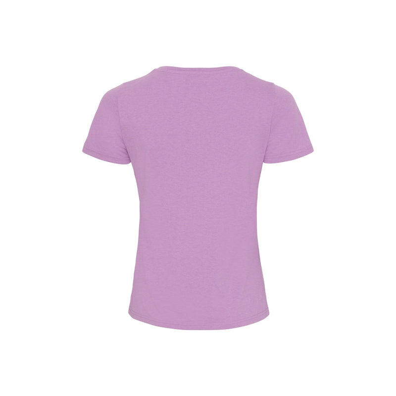 Sea Ranch Dorthea Organic Cotton V-Neck tee Short Sleeve Tee 3079 Violet