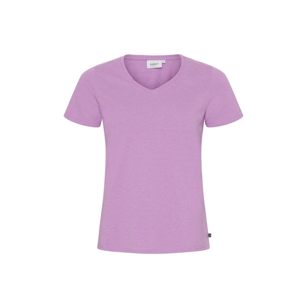 Sea Ranch Dorthea Organic Cotton V-Neck tee Short Sleeve Tee 3079 Violet