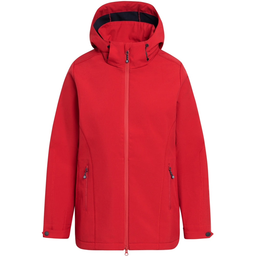 Red softshell top