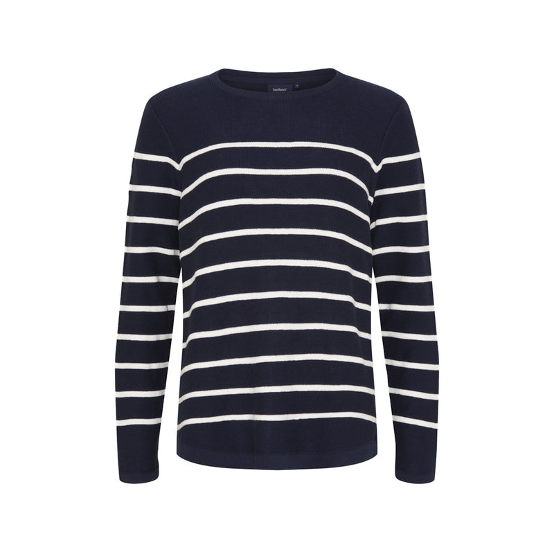 Sea Ranch Francoise Knit Knit SR Navy/Pearl