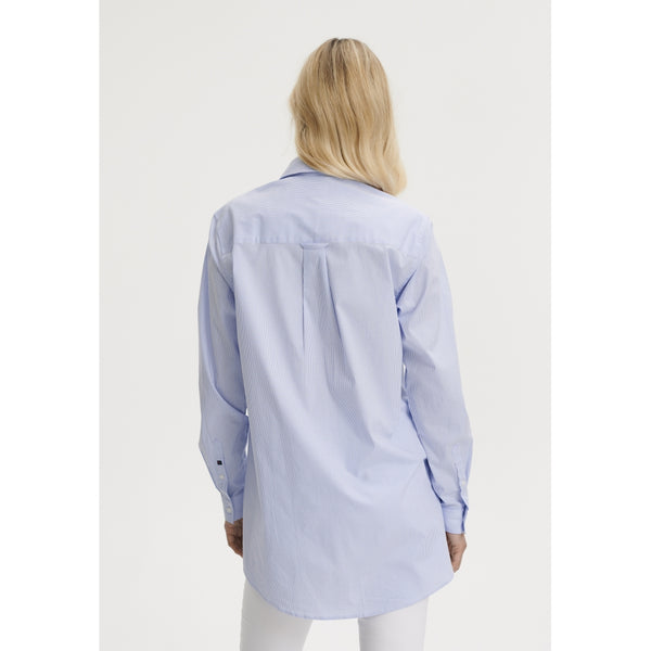 Freya skjorte - Light Blue Stripe