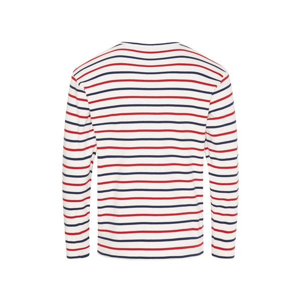 Sea Ranch Grenaa Striped Long Sleeve Tee Long Sleeve Tee Pearl/SR Navy/Red