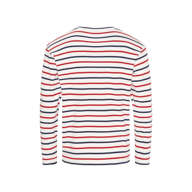 Sea Ranch Grenaa Striped Long Sleeve Tee Long Sleeve Tee Pearl/SR Navy/Red