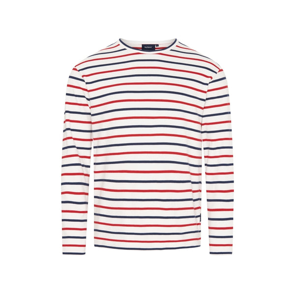 Sea Ranch Grenaa Striped Long Sleeve Tee Long Sleeve Tee Pearl/SR Navy/Red