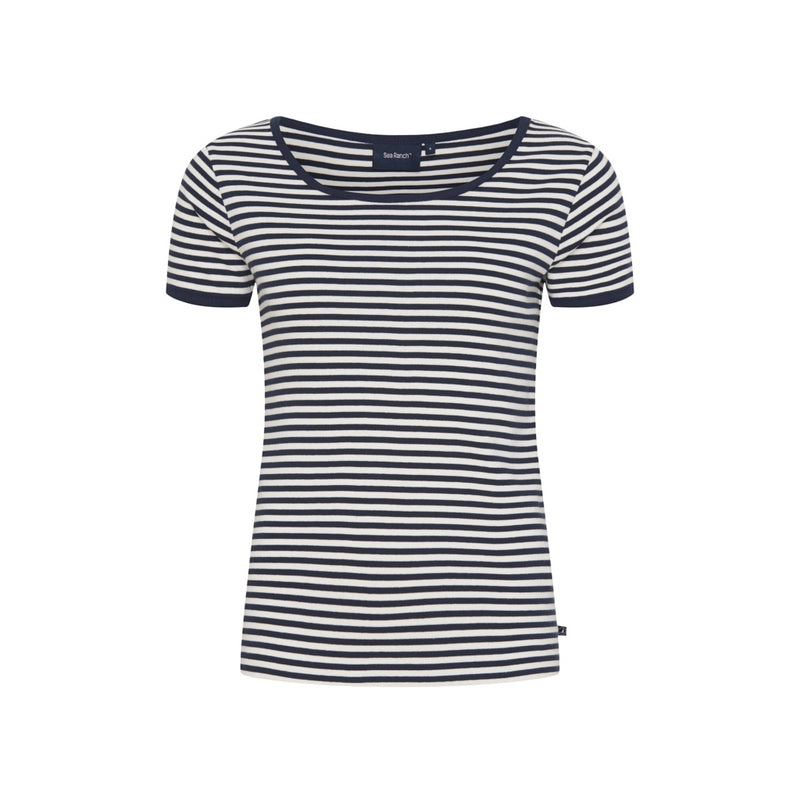 Sea Ranch Jemina Short Sleeve T-shirt Short Sleeve Tee SR Navy/Pearl