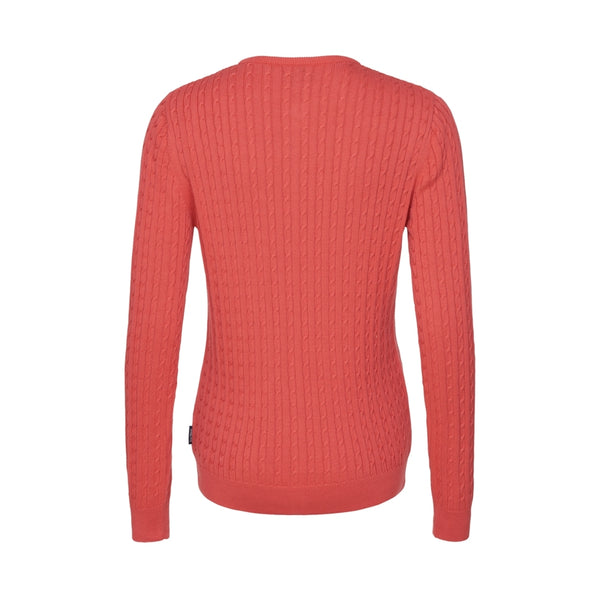 Sea Ranch Jessica Cable Knit Cardigan Knit Spiced Coral