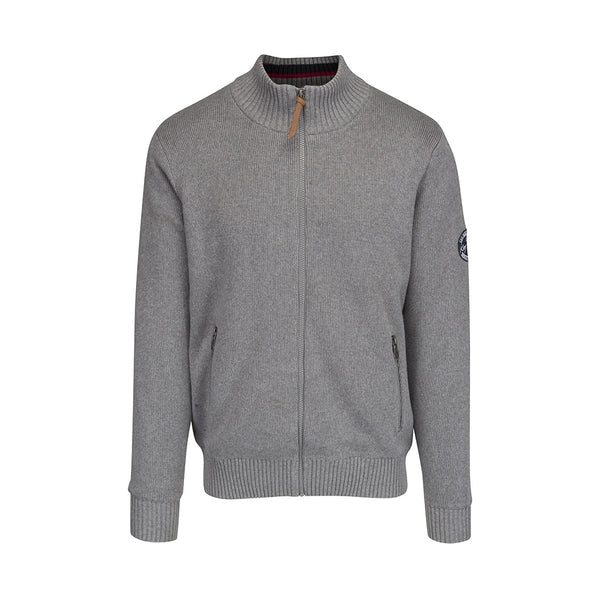 Julius Zipped Windbreaker - Grey Melange