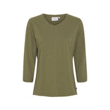 Sea Ranch Kaya 3/4 length Sleeve Tee Short Sleeve Tee Army Grøn