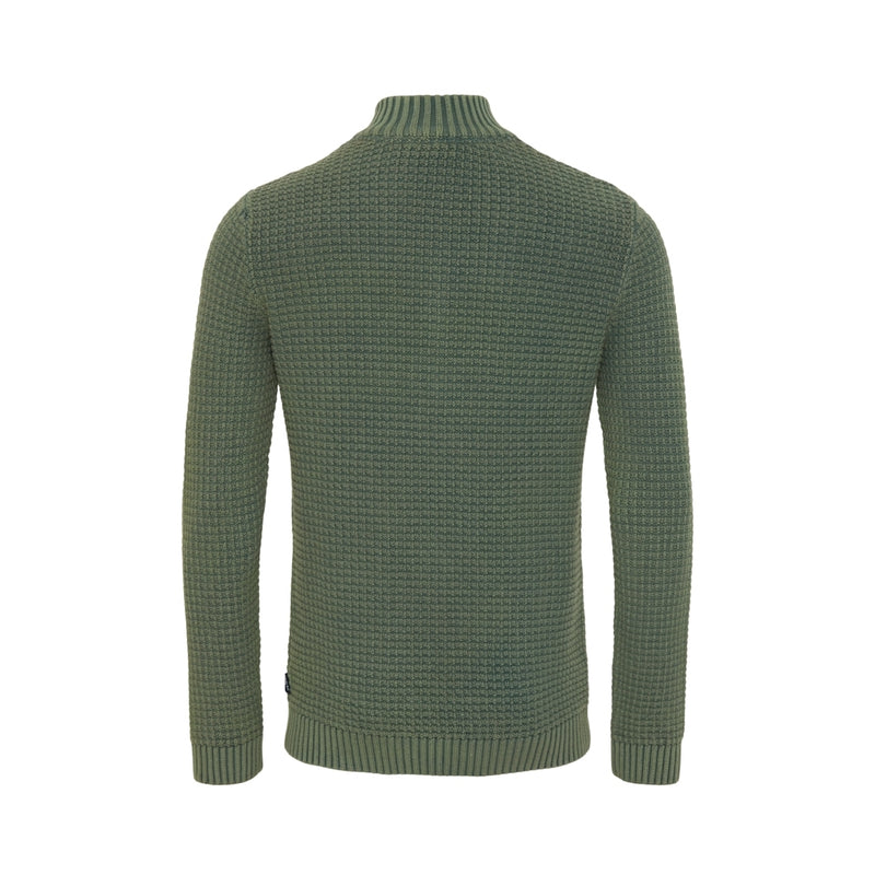 Sea Ranch Lance Knit Half Zip Knit 5026 Duck Green