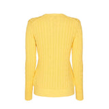 Leonora Long Sleeve Knit Sweater - Lemon