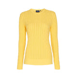 Leonora Long Sleeve Knit Sweater - Lemon