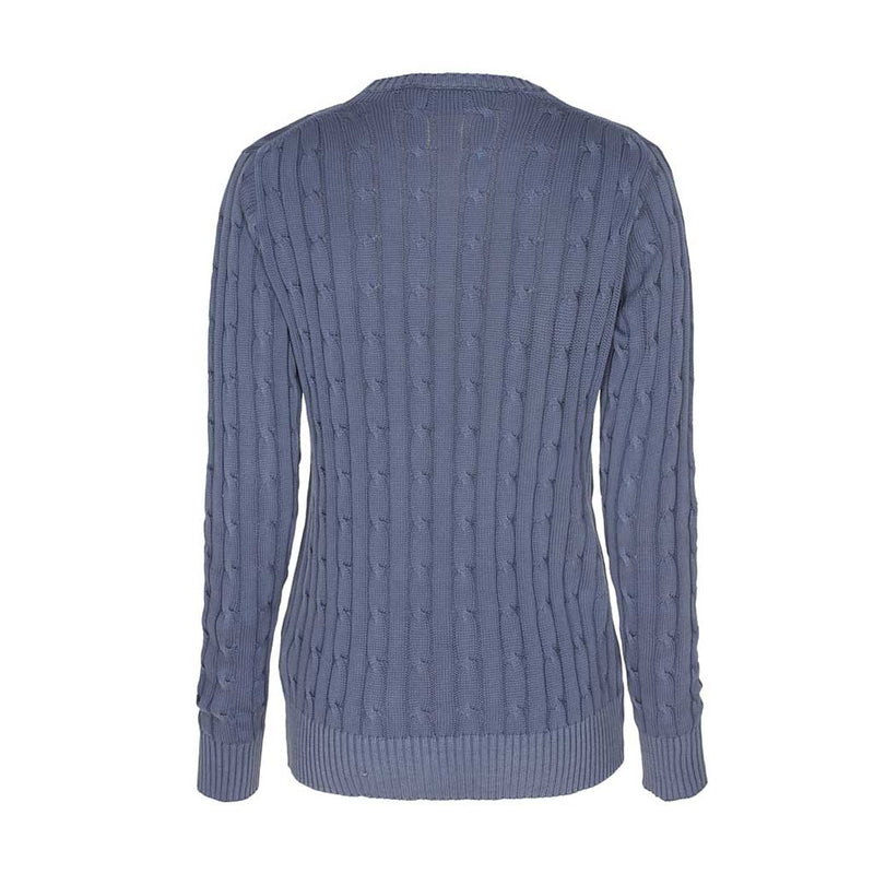 Leonora Long Sleeve Knit Sweater - SR Navy