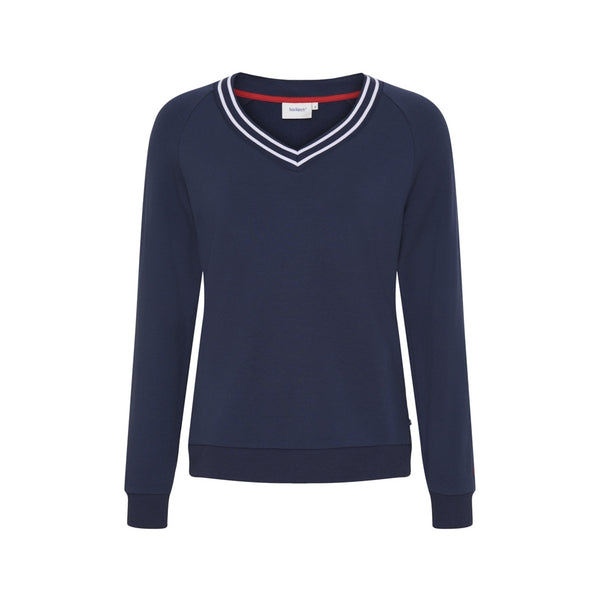 Sea Ranch Lin V-Neck Sweatshirt Sweats SR Navy