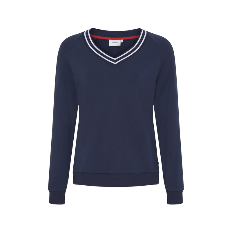 Sea Ranch Lin V-Neck Sweatshirt Sweats SR Navy